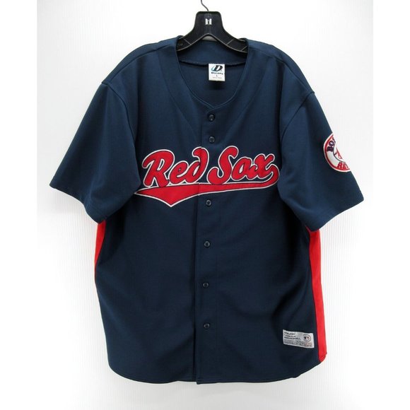 Dynasty Other - VINTAGE Boston Red Sox Jersey Large Dynasty Logo Button Down MLB 90s